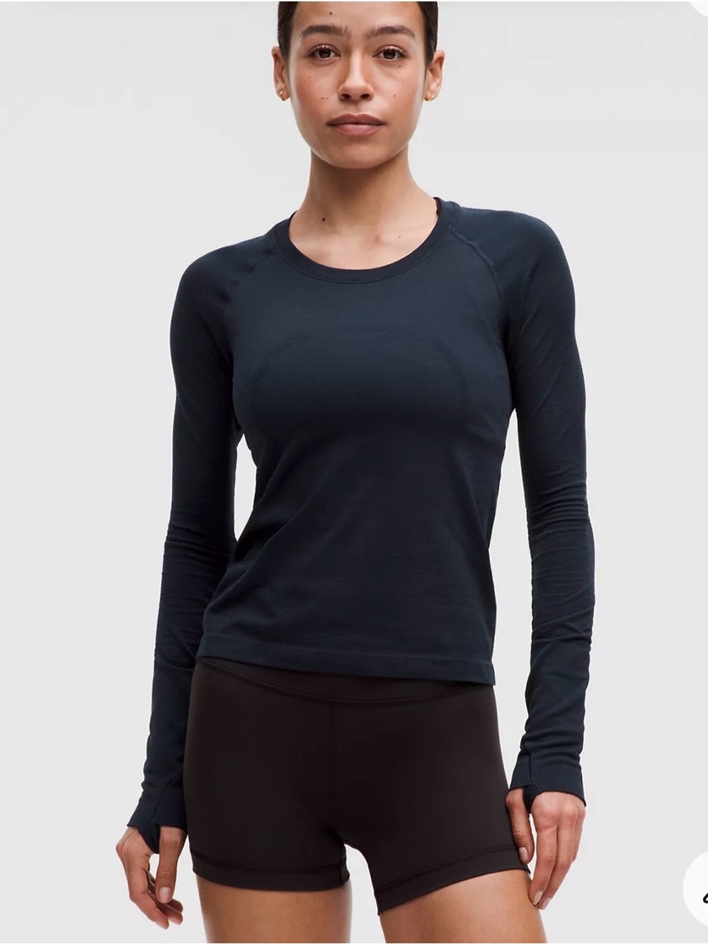 lululemon Swiftly Tech  Long-Sleeve Crew Top - Black